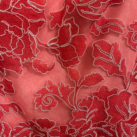 Tadashi Shoji Pink Rose Gown (size 8) - Picture 3 of 3